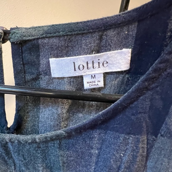 Plaid Midi Dress with Pockets - Picture 3 of 3